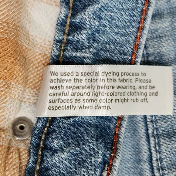 Eddie Bauer Womens Boyfriend Lined Jean 8P Mid-Rise Straight Blue Cotton-Blend - Picture 12 of 16